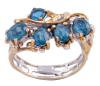 <span class='ref_item'>5 -</span> <span class="object_title">SORTIJA EN PLATA 925 CON CHAPADO EN ORO, TOPACIOS SWISS BLUE. JOYERÍA DE AUTOR, PIEZA ÚNICA</span>  <p><span class="technical_description">Sortija realizada en plata de ley 925 con contraste y partes chapadas en oro. Diseño calado con cinco topacios swiss blue en talla oval y redonda de peso aprox 1.50ct<br/>Medida Sortija: 18</span><br>Peso: <span class="PESO_HCES1">5,90</span> <span class="PESOUMED_HCES1">gr.</span><br></p>