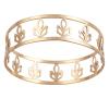 <span class='ref_item'>127 -</span> <span class="object_title">PULSERA EN ORO 18KT</span>  <p><span class="technical_description">Pulsera realizada en oro de 18kt de circunferencia cerrada, calada y con motivos vegetales.<br/>Cierre: Caja con lengüeta, cadena y ocho de seguridad<br/>Medidas: 7cm de diámetro y 2,1cm de ancho</span><br>Peso: <span class="PESO_HCES1">26,30</span> <span class="PESOUMED_HCES1">gr.</span><br></p>