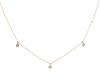<span class='ref_item'>170 -</span> <span class="object_title">GARGANTILLA EN ORO 18KT Y DIAMANTES</span>  <p><span class="technical_description">Gargantilla fina realizada en oro de 18kt con tres diamantes centrales en talla brillante de peso aprox 0.07ct. Cadena de fino eslabón barbado<br/>Cierre: Reasa<br/>Longitud: 40cm</span><br>Peso: <span class="PESO_HCES1">1</span> <span class="PESOUMED_HCES1">gr.</span><br></p>