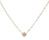 <span class='ref_item'>205 -</span> <span class="object_title">COLGANTE PUNTO DE LUZ Y CADENA EN ORO 18KT Y DIAMANTE</span>  <p><span class="technical_description">Colgante y cadena realizado en oro de 18kt. El colgante punto de luz con diamante en talla brillante engastado en chatón de peso aprox 0.10ct. Cadena de fino eslabón barbado<br/>Cierre: Reasa<br/>Longitud: 40cm</span><br>Peso: <span class="PESO_HCES1">2,20</span> <span class="PESOUMED_HCES1">gr.</span><br></p>