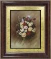 <span class='ref_item'>102 -</span> <span class="object_title">RAMO DE FLORES (S. XX)</span>   <p><span class="technique_material">Óleo sobre lienzo</span><br><span class="technical_description">Representa un conjunto de flores sobre un fondo neutro.<br/>Firmado en la esquina inferior derecha "Marín".<br/>Enmarcado en madera dorada con placa de autor en el larguero inferior. <br/>Medidas: 62x54cm con marco</span><br></p>
