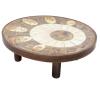 <span class='ref_item'>236 -</span> <span class="object_title">MESA BAJA DE CENTRO, FRANCIA 1960</span>   <p><span class="technical_description">Mesa baja realiza en madera de roble y superficie en gres. Con detalles ovalados de diferentes paisajes alrededor de un diseño central.<br/>Firmado Barrois en la superficie.<br/>Medidas: 100x35x89cm</span><br></p>