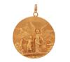 <span class='ref_item'>118 -</span> <span class="object_title">MEDALLA EN ORO 18KT</span>  <p><span class="technical_description">Medalla realizada en oro de 18kt. Muestra al niño Jesús con el Ángel de la Guarda. Grabación "Engracia 28-5-908". Con reasa para colgar<br/>Diámetro: 3cm</span><br>Peso: <span class="PESO_HCES1">5,40</span> <span class="PESOUMED_HCES1">gr.</span><br></p>