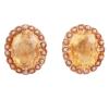 <span class='ref_item'>3 -</span> <span class="object_title">PENDIENTES EN ORO 18KT, CITRINOS Y PERLAS ALJOFAR</span>  <p><span class="technical_description">Pendientes realizados en oro de 18kt. Con cuarzos citrinos en talla oval con peso total aprox 5.20ct y orlas de perlas aljofar<br/>Cierre: Omega</span><br>Peso: <span class="PESO_HCES1">4,70</span> <span class="PESOUMED_HCES1">gr.</span><br></p>