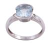 <span class='ref_item'>14 -</span> <span class="object_title">SORTIJA EN ORO 18KT, AGUAMARINA Y DIAMANTES</span>  <p><span class="technical_description">Sortija vintage realizada en oro de 18kt. Aguamarina central en talla cojín con peso aprox 2.15ct y a los lados diamantes en talla brillante con peso total aprox 0.05ct<br/>Medida Sortija: 12</span><br>Peso: <span class="PESO_HCES1">4,20</span> <span class="PESOUMED_HCES1">gr.</span><br></p>