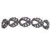 <span class='ref_item'>46 -</span> <span class="object_title">PULSERA VINTAGE EN PLATA 925 Y MARCASITAS</span>  <p><span class="technical_description">Pulsera vintage realizada en plata de ley 925. Con eslabones de diseño vegetal adornados por marcasitas.<br/>Cierre: Caja con lengüeta y ocho de seguridad<br/>Longitud: 21cm</span><br>Peso: <span class="PESO_HCES1">39,80</span> <span class="PESOUMED_HCES1">gr.</span><br></p>