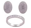 <span class='ref_item'>177 -</span> <span class="object_title">CONJUNTO DE PENDIENTES Y MEDIA ALIANZA EN PLATA 925 CON CIRCONITAS</span>  <p><span class="technical_description">Conjunto formado por una pareja de pendientes y una media alianza realizados en plata de ley 925. Adornados por carril y cuajado de circonitas<br/>Medida Sortija: 13<br/>Cierre Pendientes: Omega</span><br>Peso: <span class="PESO_HCES1">6,10</span> <span class="PESOUMED_HCES1">gr.</span><br></p>