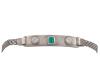 <span class='ref_item'>234 -</span> <span class="object_title">PULSERA EN PLATA 925, ESMERALDA Y CIRCONITAS</span>  <p><span class="technical_description">Pulsera realizada en plata de ley 925. Con placa central adornada por una esmeralda en su talla con peso total aprox 0.50ct y a los lados circonitas. Cadena de malla<br/>Cierre: Mosquetón<br/>Longitud: 19cm</span><br>Peso: <span class="PESO_HCES1">12,10</span> <span class="PESOUMED_HCES1">gr.</span><br></p>