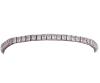 <span class='ref_item'>48 -</span> <span class="object_title">PULSERA RIVIÈRE EN PLATA 925 Y CIRCONITAS</span>  <p><span class="technical_description">Pulsera rivière realizada en plata de ley 925. Compuesta de circonitas en talla princesa<br/>Cierre: Caja con lengüeta y doble ocho de seguridad<br/>Longitud: 18cm</span><br>Peso: <span class="PESO_HCES1">15,50</span> <span class="PESOUMED_HCES1">gr.</span><br></p>