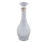 <span class='ref_item'>283 -</span> <span class="object_title">LICORERA EN CRISTAL TALLADO CON PLATA 925</span>  <p><span class="technical_description">Licorera realizada en cristal tallado con boquilla en plata de ley 925<br/>Altura: 34cm<br/>Peso bruto total: 1220,4gr</span><br></p>