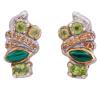 <span class='ref_item'>120 -</span> <span class="object_title">PENDIENTES EN PLATA 925 CON CHAPADO EN ORO, MALAQUITAS, PERIDOTOS Y CITRINOS. JOYERÍA DE AUTOR, PIEZA ÚNICA</span>  <p><span class="technical_description">Pareja de pendientes realizados en plata de ley 925 con contrastes y partes chapadas en oro. Adornados por cabujones de malaquita, peridotos en talla redonda y oval con peso total aprox 1.90ct y cuarzos citrinos en talla redonda con peso total aprox 0.12ct<br/>Cierre: Omega</span><br>Peso: <span class="PESO_HCES1">10,50</span> <span class="PESOUMED_HCES1">gr.</span><br></p>
