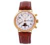 <span class='ref_item'>187 -</span> <span class="object_title">RELOJ BULOVA EN ORO 18KT. AUTOMÁTICO</span>  <p><span class="technical_description">Reloj Bulova con caja realizada en oro de 18kt. Movimiento automático. Caja de 34mm con bisel, calendario a las 3, fase lunar a las 6 e indicadores de cronógrafo a las 9 y 12. Correa de piel y hebilla en metal chapado en oro. Señales de uso. En estado de marcha</span><br>Peso: <span class="PESO_HCES1">60,70</span> <span class="PESOUMED_HCES1">gr.</span><br></p>