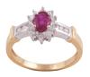<span class='ref_item'>247 -</span> <span class="object_title">SORTIJA EN ORO BICOLOR 18KT, RUBÍ Y DIAMANTES</span>  <p><span class="technical_description">Sortija realizada en oro bicolor de 18kt. Con rubí central en talla oval con peso aprox 0.70ct y en orla y hombros diamantes sobre vistas blanco en talla brillante con peso total aprox 0.30ct. Se acompaña de copia de certificado GIL JEW 201612091034<br/>Medida Sortija: 13<br/>RefC 4556</span><br>Peso: <span class="PESO_HCES1">4,30</span> <span class="PESOUMED_HCES1">gr.</span><br></p>