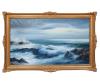 <span class='ref_item'>10 -</span> <span class="object_title">"MARINA"</span>   <p><span class="technique_material">Óleo sobre lienzo</span><br><span class="technical_description">Muestra el mar con un destacado oleaje realizado en varios tonos de azul y blanco.<br/>Firmado Posadas en la zona inferior derecha.<br/>Enmarcado en madera tallada y dorada. Marco con ligeras faltas. Lienzo ligeramente destensado en zona superior izquierda.<br/>Medidas con marco: 75x114cm<br/> </span><br></p>