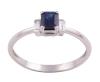 <span class='ref_item'>144 -</span> <span class="object_title">SORTIJA EN ORO 18KT, ZAFIRO Y DIAMANTES</span>  <p><span class="technical_description">Sortija realizada en oro de 18kt. Zafiro central en talla esmeralda con peso total aprox 0.70ct y a los lados diamantes en talla baguette con peso total aprox 0.10ct<br/>Medida Sortija: 16</span><br>Peso: <span class="PESO_HCES1">2,30</span> <span class="PESOUMED_HCES1">gr.</span><br></p>