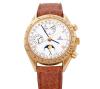 <span class='ref_item'>24 -</span> <span class="object_title">OMEGA SPEEDMASTER EN ORO 18KT. CRONÓGRAFO AUTOMÁTICO</span>  <p><span class="technical_description">Reloj cronógrafo Omega Speedmaster con caja realizada en oro de 18kt. Movimiento automático. Caja de 40mm con triple calendario a las 12, fase lunar a las 6, contador individual de horas a las 9. Con taquímetro en el bisel. Correa de piel marrón y hebilla en metal. Nº 53283685. En estado de marcha.</span><br>Peso: <span class="PESO_HCES1">151,80</span> <span class="PESOUMED_HCES1">gr.</span><br></p>
