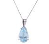 <span class='ref_item'>28 -</span> <span class="object_title">COLGANTE Y CADENA EN PLATA 925 CON TOPACIO AZUL</span>  <p><span class="technical_description">Colgante y cadena realizados en plata de ley 925. El colgante con un topacio azul en talla perilla engastado en garras con peso aprox 7ct. Cadena de eslabón barbado<br/>Cierre: Reasa<br/>Longitud de la cadena: 45cm con alargador</span><br>Peso: <span class="PESO_HCES1">6,30</span> <span class="PESOUMED_HCES1">gr.</span><br></p>