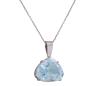 <span class='ref_item'>90 -</span> <span class="object_title">COLGANTE Y CADENA EN PLATA 925 CON TOPACIO AZUL</span>  <p><span class="technical_description">Colgante y cadena realizados en plata de ley 925. El colgante con un topacio azul en talla trillón engastado en garras con peso aprox 5ct. Cadena de eslabón barbado<br/>Cierre: Reasa<br/>Longitud de la cadena: 45cm con alargador</span><br>Peso: <span class="PESO_HCES1">6</span> <span class="PESOUMED_HCES1">gr.</span><br></p>