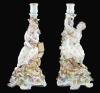 <span class='ref_item'>161 -</span> <span class="object_title">PAREJA DE CANDELEROS DE PORCELANA. SITZENDORF, FFSS. S. XIX.</span>   <p><span class="technique_material">Porcelana</span><br><span class="technical_description">Pareja realizada en porcelana policromada con decoración aplicada de flores y fuste en forma de dama clásica.<br/>Marca en la base perteneciente a 1887-1900.<br/>Medidas: 52cm</span><br></p>