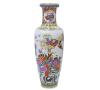 <span class='ref_item'>241 -</span> <span class="object_title">JARRÓN EN PORCELANA POLICROMADA, (S.XX)</span>   <p><span class="technique_material">Porcelana policromada </span><br><span class="technical_description">Con motivos de animales y vegetales. Escena central representando un paisaje con aves. Con detalles en dorados.<br/>Con sello de taller en la base.<br/>Medidas: 145x30x50cm</span><br></p>