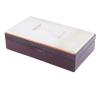 <span class='ref_item'>54 -</span> <span class="object_title">CAJA CON PLACA EN PLATA 925 CON CONTRASTES </span>  <p><span class="technical_description">Cuerpo en madera con parte superior en plata. Decorado con motivos estriados. <br/>Marca SERGIO MARTINI. Con caja.<br/>Medidas: 10,5x18,5x5,5cm</span><br>Peso: <span class="PESO_HCES1">428</span> <span class="PESOUMED_HCES1">gr.</span><br></p>
