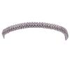 <span class='ref_item'>211 -</span> <span class="object_title">PULSERA EN ORO 18KT Y DIAMANTES</span>  <p><span class="technical_description">Pulsera realizada en oro de 18kt. Compuesta por tres bandas de diamantes en talla brillante con peso total aprox 2ct. <br/>Cierre: Caja con lengüeta y ocho de seguridad<br/>Longitud: 19cm<br/>RefC 2211</span><br>Peso: <span class="PESO_HCES1">26,60</span> <span class="PESOUMED_HCES1">gr.</span><br></p>