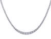 <span class='ref_item'>8 -</span> <span class="object_title">COLLAR RIVIÈRE EN PLATA DE LEY 925 Y MOISSANITAS</span>  <p><span class="technical_description">Collar-gargantilla realizado en plata de ley 925. Formado por moissanitas en talla brillante (en el centro las de mayor tamaño) con peso total aprox 14ct<br/>Cierre: Caja con lengüeta y ocho de seguridad<br/>Longitud: 50cm</span><br>Peso: <span class="PESO_HCES1">31,20</span> <span class="PESOUMED_HCES1">gr.</span><br></p>