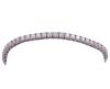 <span class='ref_item'>54 -</span> <span class="object_title">PULSERA RIVIÈRE EN PLATA DE LEY 925 CON MOISSANITAS</span>  <p><span class="technical_description">Pulsera rivière realizada en plata de ley 925 con contraste. Formada por moissanitas en talla brillante engastadas en garras con peso total aprox 5.80ct<br/>Longitud: 17cm<br/>Cierre: caja con lengüeta y doble ocho de seguridad.</span><br>Peso: <span class="PESO_HCES1">10,30</span> <span class="PESOUMED_HCES1">gr.</span><br></p>