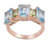 <span class='ref_item'>154 -</span> <span class="object_title">SORTIJA EN ORO 9KT, TOPACIOS Y PERIDOTOS</span>  <p><span class="technical_description">Sortija realizada en oro bajo de 9kt color rosa. Con 3 topacios en talla esmeralda con peso aprox 2.90ct y dos peridotos en talla rectangular con peso total aprox 0.60ct.<br/>Medida Sortija: 15<br/>RefC GE-3059</span><br>Peso: <span class="PESO_HCES1">5,50</span> <span class="PESOUMED_HCES1">gr.</span><br></p>