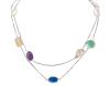 <span class='ref_item'>74 -</span> <span class="object_title">COLLAR EN PLATA 925, TOPACIO, CITRINOS, CUARZOS ROSA, AMATISTA, ÁGATA Y PRASIOLITA</span>  <p><span class="technical_description">Collar largo realizado en plata de ley 925. Formado por tallas ovales en bisel de citrinos, topacio, cuarzo rosa, amatista, ágata y prasiolita, unidos por tramos de cadena barbada<br/>Cierre: Mosquetón<br/>Longitud: 100cm<br/>RefC 3289</span><br>Peso: <span class="PESO_HCES1">31,80</span> <span class="PESOUMED_HCES1">gr.</span><br></p>