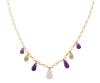 <span class='ref_item'>106 -</span> <span class="object_title">COLLAR EN PLATA 925 CHAPADA EN ORO, CUARZO ROSA, AMATISTA Y CITRINOS</span>  <p><span class="technical_description">Collar corto realizado en plata de ley 925 chapada en oro. Formado por tallas briolette de cuarzo rosa, amatistas y, citrinos. Cadena rolo<br/>Cierre: Mosquetón<br/>Longitud: 45cm<br/>RefC GE 4535</span><br>Peso: <span class="PESO_HCES1">11</span> <span class="PESOUMED_HCES1">gr.</span><br></p>