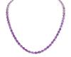 <span class='ref_item'>36 -</span> <span class="object_title">COLLAR RIVIÈRE EN PLATA 925 Y AMATISTAS</span>  <p><span class="technical_description">Collar rivière realizado en plata de ley 925. Formado por amatistas en talla oval con peso total aprox 15ct<br/>Cierre: Caja con lengüeta y ocho de seguridad<br/>Longitud: 45cm<br/>RefC GE 4538</span><br>Peso: <span class="PESO_HCES1">37,60</span> <span class="PESOUMED_HCES1">gr.</span><br></p>