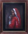 <span class='ref_item'>67 -</span> <span class="object_title">"HINDÚ CON PULSERAS" </span>   <p><span class="author">MIGUEL ÁNGEL MORALES (S. XX)</span> <br><span class="technique_material">Pastel sobre papel</span><br><span class="technical_description">Muestra el retrato de perfil de una mujer hindú, en el que destaca las pulseras y adornos que viste en muñeca y cabeza. <br/>Firmado en la esquina inferior izquierda. Titulado en el reverso. <br/>Enmarcado en madera y cristal.<br/>Medidas con marco: 104x84cm </span><br></p>