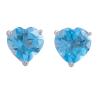 <span class='ref_item'>27 -</span> <span class="object_title">DORMILONAS EN ORO 18KT Y TOPACIOS</span>  <p><span class="technical_description">Pareja de pendientes dormilonas realizados en oro de 18kt. Formadas por topacios azules en talla corazón con peso total aprox 2ct<br/>Cierre: Presión con silicona<br/>RefC 801221418</span><br>Peso: <span class="PESO_HCES1">1</span> <span class="PESOUMED_HCES1">gr.</span><br></p>