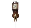 <span class='ref_item'>143 -</span> <span class="object_title">RELOJ DE PARED RADIANT (S. XX)</span>   <p><span class="technical_description">Cuerpo realizado en madera de nogal con detalles en dorado, al estilo clásico. Esfera en porcelana de número romanos, con marca e inscripción "Tempus Fugit" en la parte central.<br/>Conserva pendulo y pesos originales.<br/>En estado de marcha. <br/>Pieza decorativa superior ligeramente despegada. <br/>Medidas: 90x30x15cm</span><br></p>