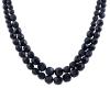 <span class='ref_item'>213 -</span> <span class="object_title">COLLAR DE SÍMIL DE AZABACHE</span>  <p><span class="technical_description">Collar de dos vueltas formado por cuentas facetadas realizadas en símil de azabache, con cuenta mayor calibrada en 13mm. Broche en metal y cristal negro facetado<br/>Cierre: Caja con lengüeta<br/>Longitud: 123cm</span><br>Peso: <span class="PESO_HCES1">117,90</span> <span class="PESOUMED_HCES1">gr.</span><br></p>