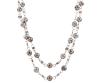 <span class='ref_item'>124 -</span> <span class="object_title">COLLAR CHAPADO EN PLATA </span>  <p><span class="technical_description">Collar largo de dos metros realizado en metal chapado en plata. Formado por bolas caladas y lisas unidas por placas ovaladas decoradas por espirales.<br/>Longitud: 200cm</span><br>Peso: <span class="PESO_HCES1">95,50</span> <span class="PESOUMED_HCES1">gr.</span><br></p>