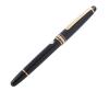 <span class='ref_item'>242 -</span> <span class="object_title">PLUMAS ESTILOGRÁFICA MONT-BLANC</span>  <p><span class="technical_description">Pluma estilográfica de la marca Mont Blanc lacada en negro y con plumín en oro 14kt. Carga por absorción. Acompañada de estuche original, librillo y dos cartuchos de tinta</span><br></p>