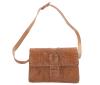 <span class='ref_item'>179 -</span> <span class="object_title">BOLSO EN PIEL DE COCODRILO BABY</span>   <p><span class="technical_description">Bolso realizado en piel de cocodrilo baby, con interior compartimentado. Un bolsillo interior con cremallera. <br/>Con cinta para colgar ligeramente desgastada. <br/>Medidas: 25,5x17x6cm</span><br></p>