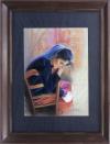 <span class='ref_item'>46 -</span> <span class="object_title">"MUJER CON FLOR"</span>   <p><span class="author">MIGUEL ÁNGEL MORALES (S. XX)</span> <br><span class="technique_material">Pastel sobre papel</span><br><span class="technical_description">Muestra la figura de una mujer sentada apoyando su cabeza en el respaldo de la silla, y con una flora blanca en su mano.<br/>Firmado por el autor en la esquina inferior derecha.<br/>Enmarcado en madera con cristal. El cristal presenta una rotura en la esquina inferior derecha.<br/>Medidas con marco: 105x85cm</span><br></p>