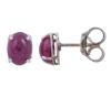 <span class='ref_item'>181 -</span> <span class="object_title">PENDIENTES EN PLATA 925 Y RUBÍES</span>  <p><span class="technical_description">Pendientes realizados en plata de ley 925. Formados por rubíes en cabujón oval engastados en garras con un peso total aprox de 4.10ct. <br/>Cierre: Presiones grandes</span><br>Peso: <span class="PESO_HCES1">2</span> <span class="PESOUMED_HCES1">gr.</span><br></p>