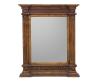 <span class='ref_item'>203 -</span> <span class="object_title">ESPEJO DE PARED EN MADERA TALLADA </span>   <p><span class="technical_description">Espejo de pared con marco de madera tallado en formas clásicas, destacando las columnas laterales rematadas en capiteles clásicos y friso inferior decorado con motivos de candelieri. <br/>Madera parcialmente dorada y policromada.<br/>Medidas: 92x72cm</span><br></p>