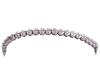 <span class='ref_item'>139 -</span> <span class="object_title">PULSERA RIVIÈRE EN ORO 18KT Y DIAMANTES</span>  <p><span class="technical_description">Pulsera rivière realizada en oro de 18kt. Compuesta por diamantes en talla brillante engastados en eslabones redondos y con peso total aprox 0.80ct. <br/>Cierre: Caja con lengüeta y ocho de seguridad<br/>Longitud: 18cm<br/>RefC 2050<br/> </span><br>Peso: <span class="PESO_HCES1">14</span> <span class="PESOUMED_HCES1">gr.</span><br></p>
