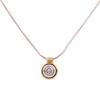 <span class='ref_item'>103 -</span> <span class="object_title">COLGANTE Y CADENA EN ORO BICOLOR 18KT CON DIAMANTE</span>  <p><span class="technical_description">Colgante y cadena realizados en oro bicolor de 18kt. El colgante con un diamantes en talla brillante y peso total aprox 0.25ct. Cadena de cola de ratón cuadrada con cierre mosquetón.<br/>Longitud de la cadena: 42cm<br/>Ref 77907</span><br>Peso: <span class="PESO_HCES1">5</span> <span class="PESOUMED_HCES1">gr.</span><br></p>