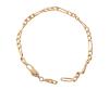 <span class='ref_item'>97 -</span> <span class="object_title">PULSERA EN ORO 18KT</span>  <p><span class="technical_description">Pulsera realizada en oro de 18kt con eslabones fantasía barbados. Con circonita en el cierre. Dividida por eslabón suelto<br/>Longitud: 19cm</span><br>Peso: <span class="PESO_HCES1">3,40</span> <span class="PESOUMED_HCES1">gr.</span><br></p>