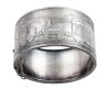 <span class='ref_item'>168 -</span> <span class="object_title">BRAZALETE ANCHO EN PLATA DE LEY</span>  <p><span class="technical_description">Brazalete ancho y rígido realizado en plata de ley. Con bisagra y diseño mostrando un paisaje con tren. <br/>Cierre: Caja con lengüeta y ocho de seguridad<br/>Medidas: 6,5cm de díametro, 3,5cm de ancho</span><br>Peso: <span class="PESO_HCES1">53,90</span> <span class="PESOUMED_HCES1">gr.</span><br></p>