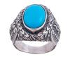 <span class='ref_item'>160 -</span> <span class="object_title">ANILLO EN PLATA 800m/m CON TURQUESA</span>  <p><span class="technical_description">Anillo realizado en plata 800 m/m con cabujón oval de turquesa y adornos vegetales<br/>Medida Sortija: 19</span><br>Peso: <span class="PESO_HCES1">21,40</span> <span class="PESOUMED_HCES1">gr.</span><br></p>