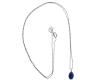 <span class='ref_item'>168 -</span> <span class="description">COLGANTE Y CADENA EN ORO 18KT CON ZAFIRO</span>  <p><span class="description">Colgante y cadena realizados en oro de 18kt. El colgante formado por un zafiro en talla oval con un peso aprox de 0.40ct. Cadena veneciana fina con cierre mosquetón<br>Longitud de la cadena: 40cm<br>Peso: 1,20 gr.</span></p>