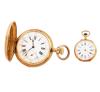 <span class='ref_item'>209 -</span> <span class="object_title">DOS RELOJES DE BOLSILLO EN ORO 18KT</span>  <p><span class="technical_description">Lote formado por dos relojes de bolsillo realizados en oro de 18kt:<br/>-Un saboneta Spiral Breguet de 50mm de diámetro, tres tapas y Nº 52966. En funcionamiento<br/>-Un reloj de colgar de 23mm de diámetro. Tapa trasera con inscripción "RM" y en el interior del reloj "J. Petoton Paris". Nº 70382. No en estado de marcha.<br/>Peso bruto total: 127,9gr</span><br></p>
