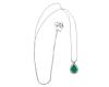 <span class='ref_item'>16 -</span> <span class="object_title">COLGANTE Y CADENA EN ORO 18KT, ESMERALDA Y BRILLANTES</span>  <p><span class="technical_description">Colgante y cadena realizados en oro de 18kt. El colgante con una esmeralda en talla perilla de peso aprox 0.60ct, orlado de diamantes en talla brillante con peso total aprox 0.10ct. Cadena fina barbada con cierre de reasa<br/>Longitud de la cadena: 40cm</span><br>Peso: <span class="PESO_HCES1">1,40</span> <span class="PESOUMED_HCES1">gr.</span><br></p>